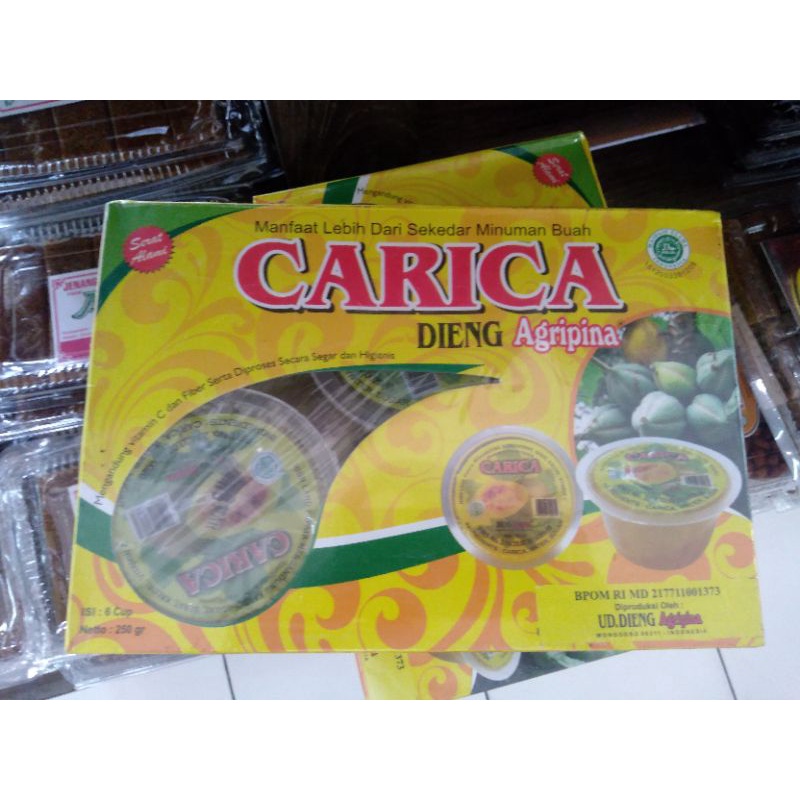 

Carica Minuman Buah isi 6 Khas Dieng Oleh Oleh Khas Dieng