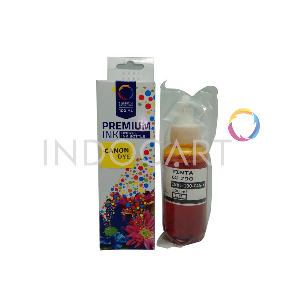 IndoCart Tinta Refill Canon GI790 GI 790 G1000 G2000-Dye-100ml