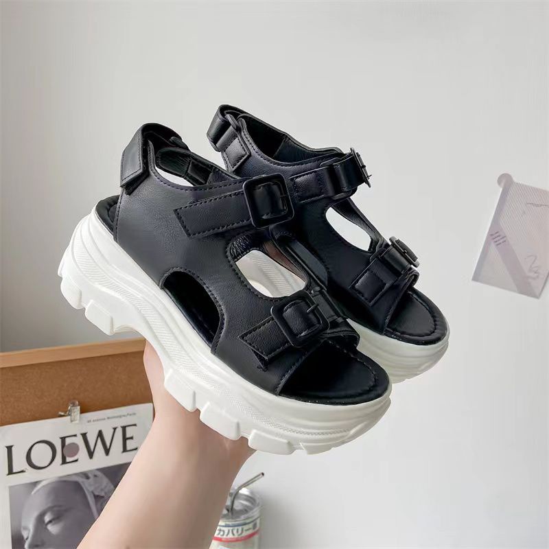 [GROSIR][COD] SEVEN_DAY SANDAL WEDGES WANITA KOREA IMPORT CASUAL SHOES SVN-307