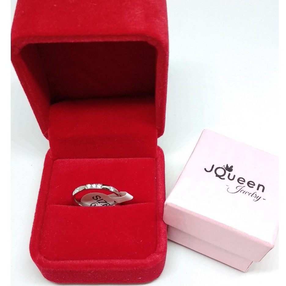[ Best Seller] Cincin Titanium Mini Korea Wanita Fashion CK005 warna perak silver hadiah simple