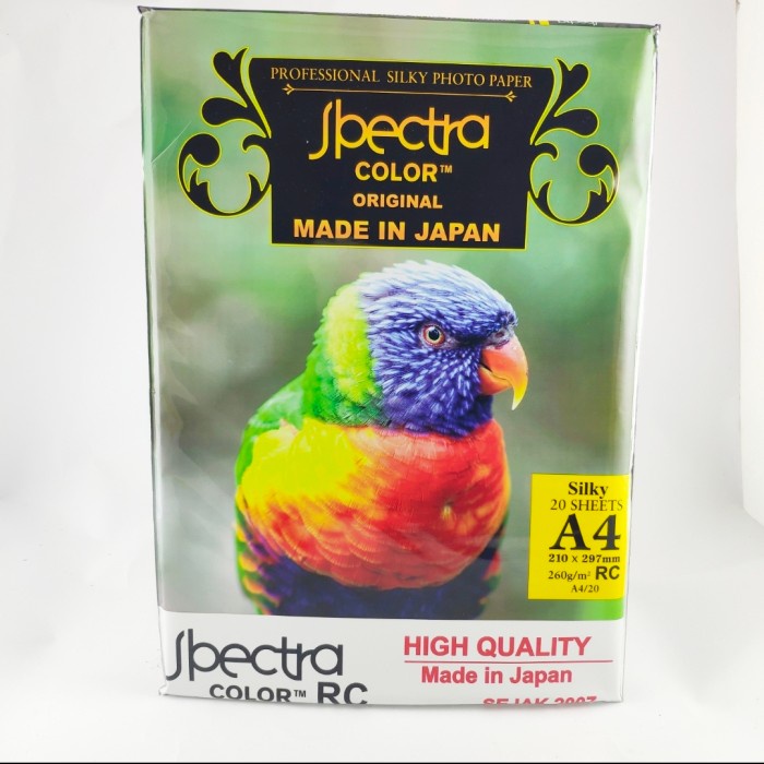 

(DISKON TERMURAH) Photo Paper Spektra / Kertas Foto Spectra 260 gsm Silky