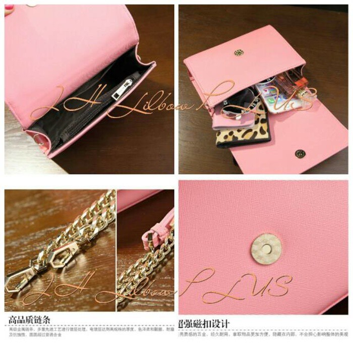 Tas import JH Lil bow plus bag selempang pesta wanita