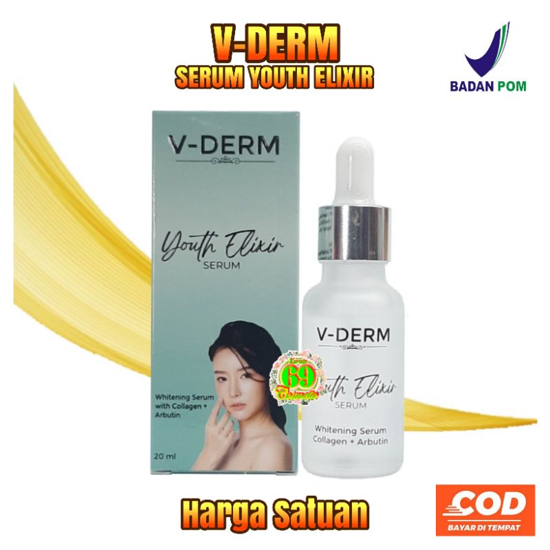SERUM V-DERM WHITENING YOUTH ELIXIR BPOM 20ML (SATUAN)