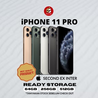 iphone 11 pro 64 gb fullset second international bergaransi