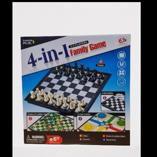 mainan edukatif 4 in 1 board game / family game
