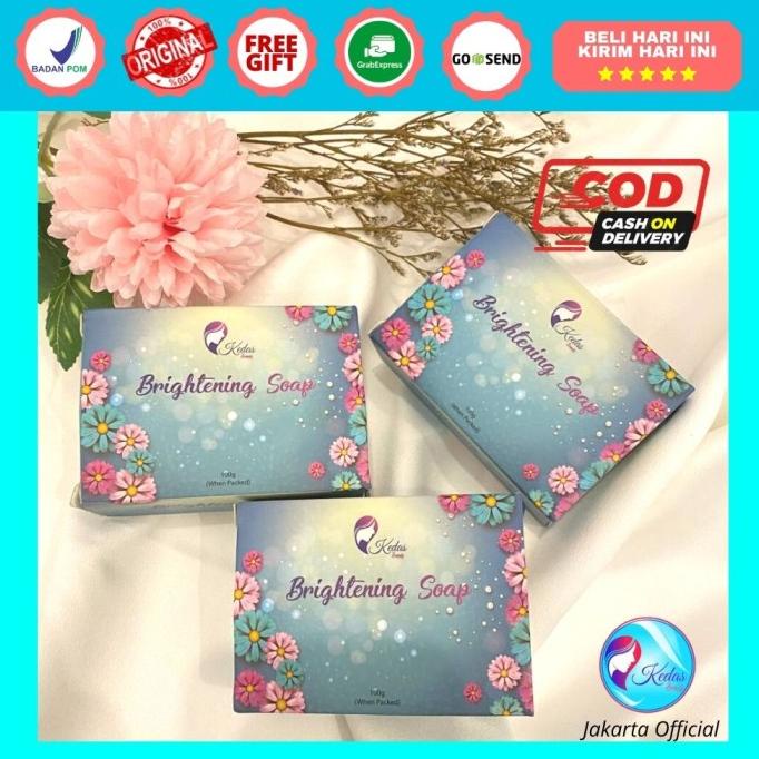 [COD] Brightening Soap Kedas Beauty / Sabun Mandi / Sabun Wajah Ori BPOM BERMUTU Kode 545