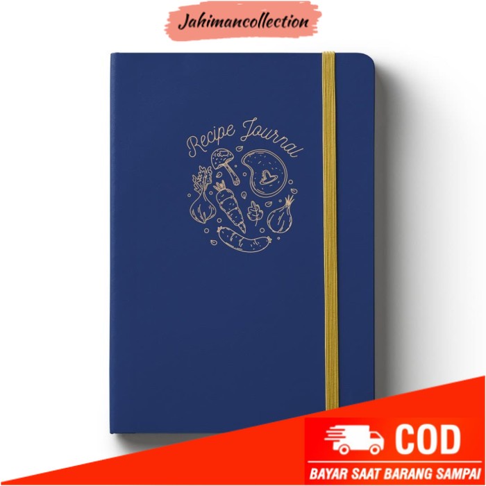 

✨ BISA COD ✨ A5 Recipe Journal Blue