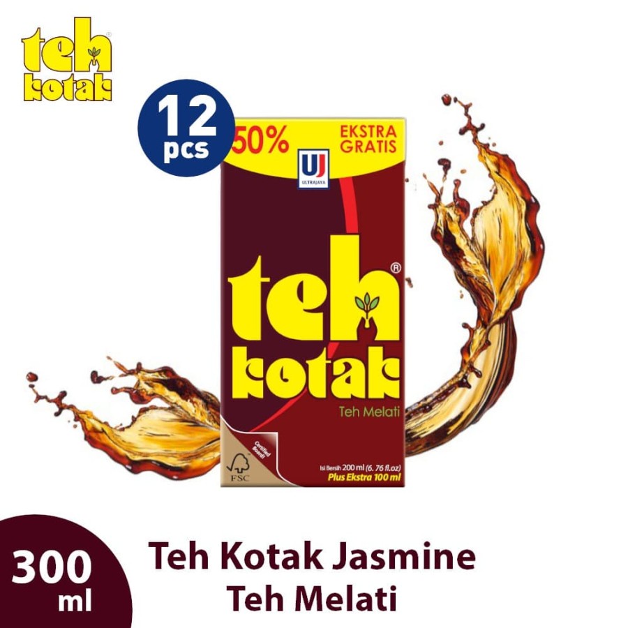 

Teh Kotak Jasmine 200 ml Extra 50% 1karton isi 24pcs
