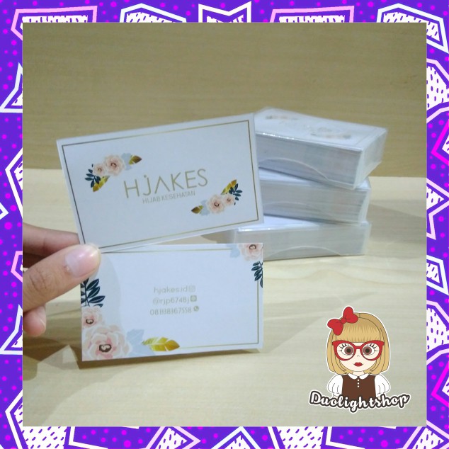 KARTU NAMA / KARTU NAMA ONLINESHOP / KARTU NAMA 1 BOX