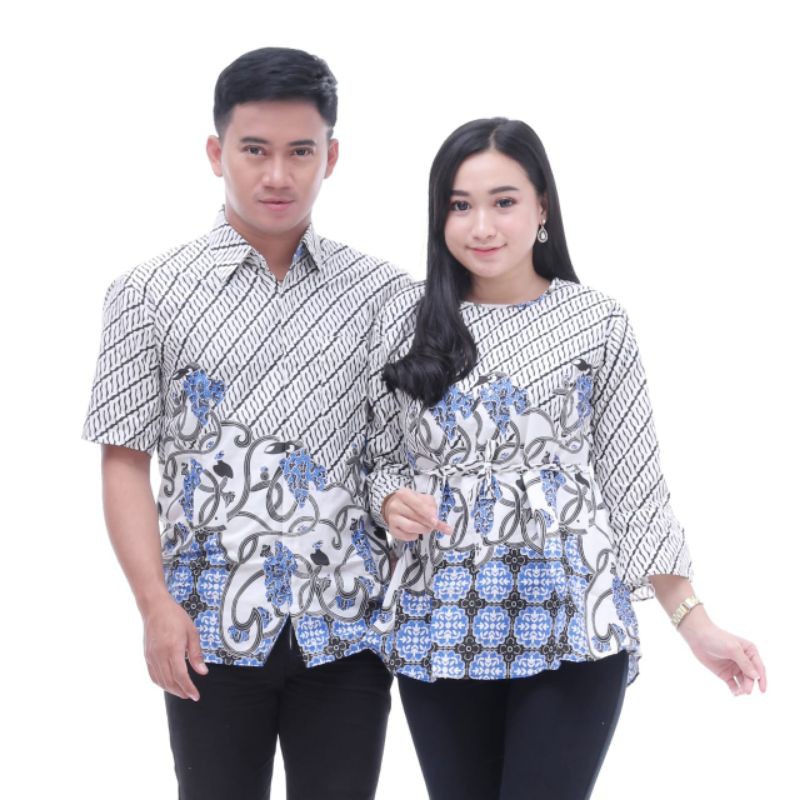 Kopelan batik murah Baju Couple Atasan Batik Sarimbit Pasangan Keluarga Terbaru