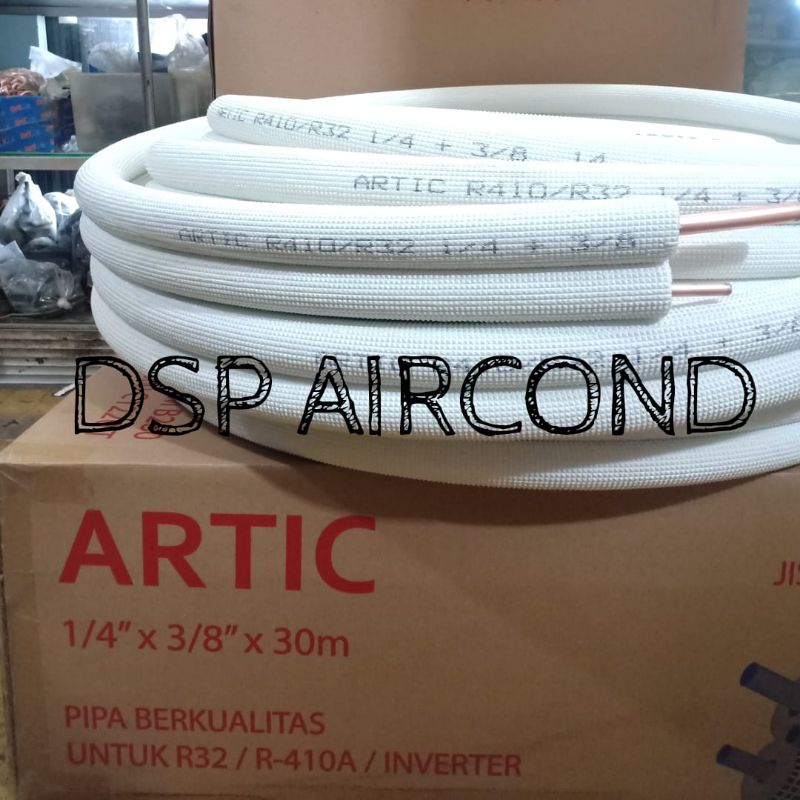 Pipa ac Artic 1/2pk 3/4pk 1pk harga permeter