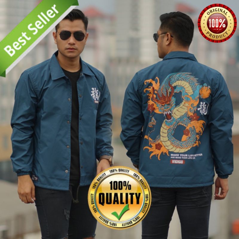 Promo Murah Jaket Pria/Promo Murah Jaket Coach Bordir Dragon