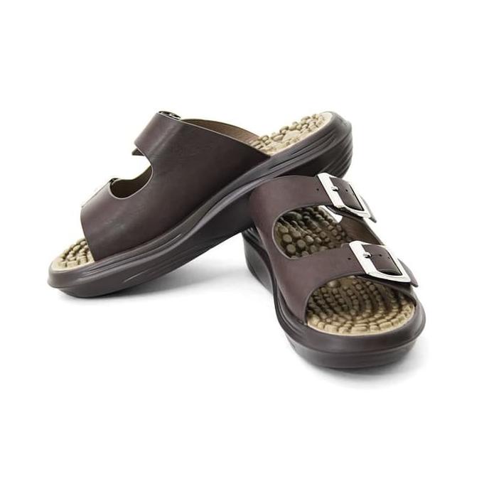 Jaco Kozuii Sandal Kesehatan & Refleksi - K-Walk Original - Cokelat