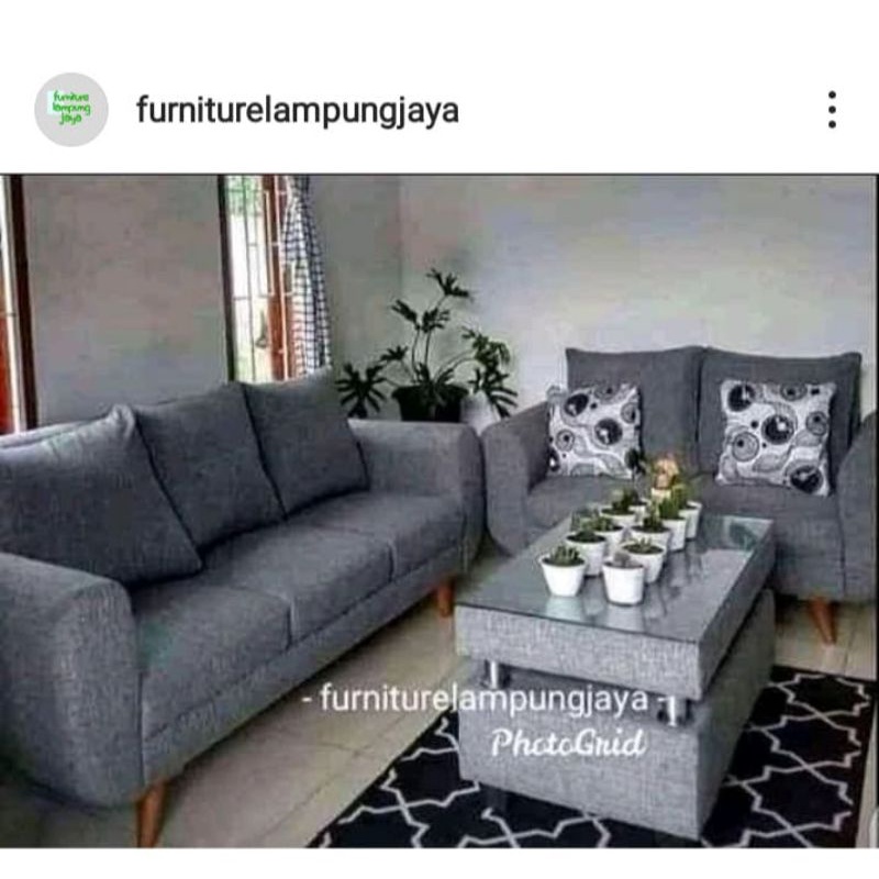 sofa retro minimalis promo