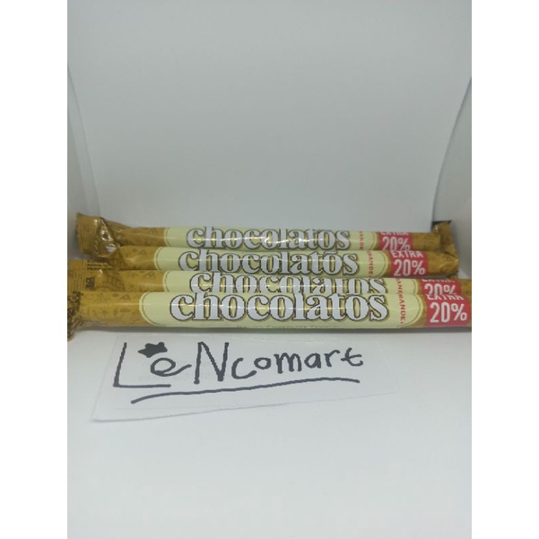 

chocolatos grande wafer roll mamma mia lezatos 16 gram hazelnut dark chocolate