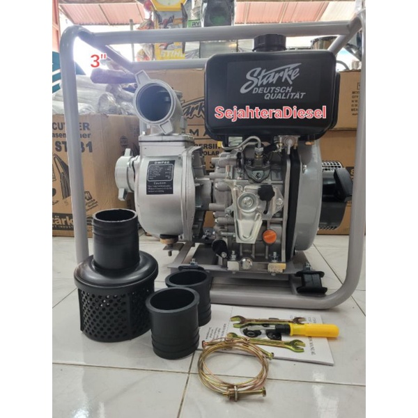Pompa air sawah irigasi sawah  3inch solar(Diesel)STARKE DWP80(3")