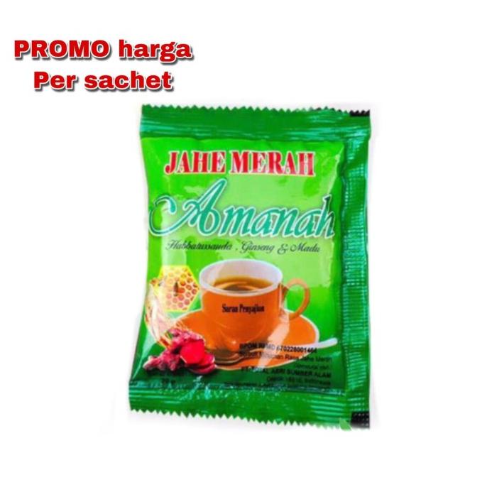 

Instan Jahe Merah Amanah Rempah Habbatusauda Jma Per Sachet