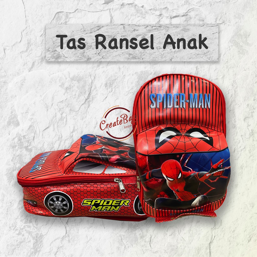 TAS RANSEL ANAK PAUD TAS RANSEL ANAK SEKOLAH KARAKTER SPIDERMAN SUPERHERO