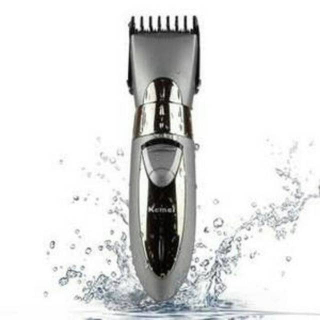 Kemei KM-605 Alat Cukur Rambut Elektrik Waterproof Hair Clipper