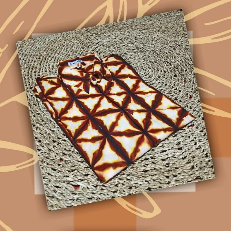 elhijaaz kemeja Shibori