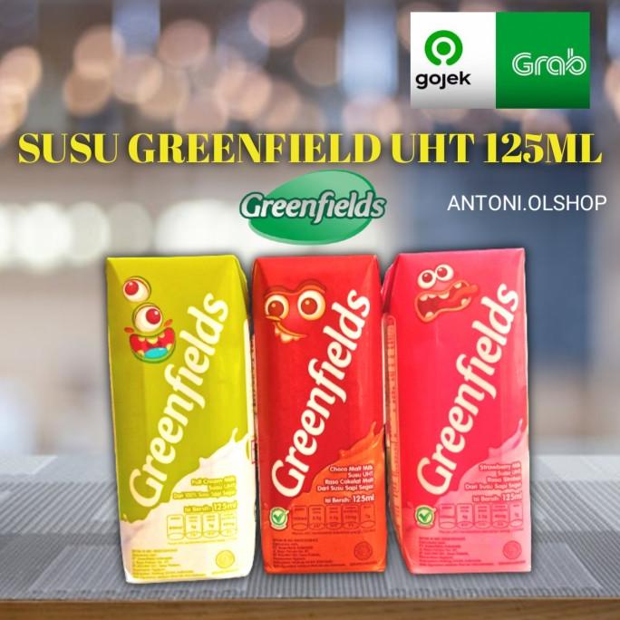 

BISA BAYAR DITEMPAT Susu Greenfields UHT 125 ml X 40pcs Coklat/Strw/Plain - Fullcream