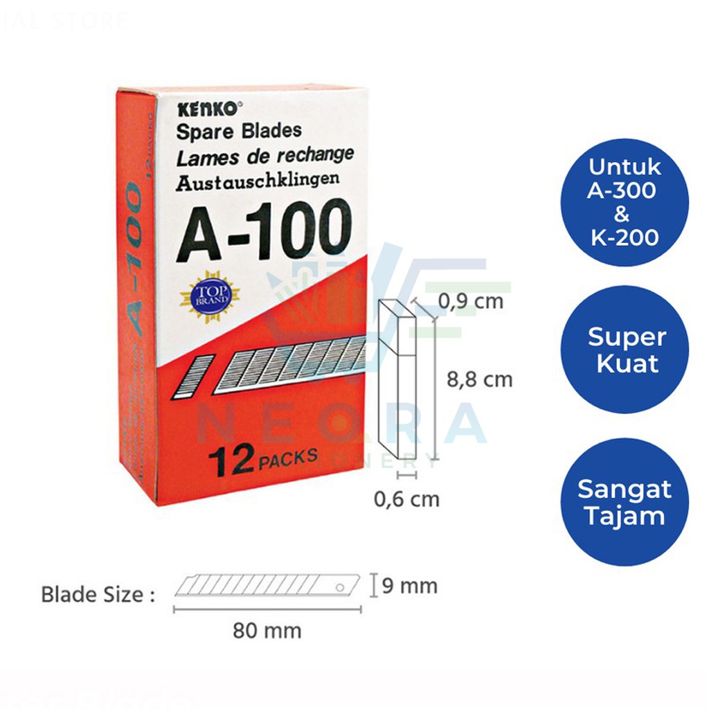 

KENKO CUTTER BLADE / REFILL A - 100