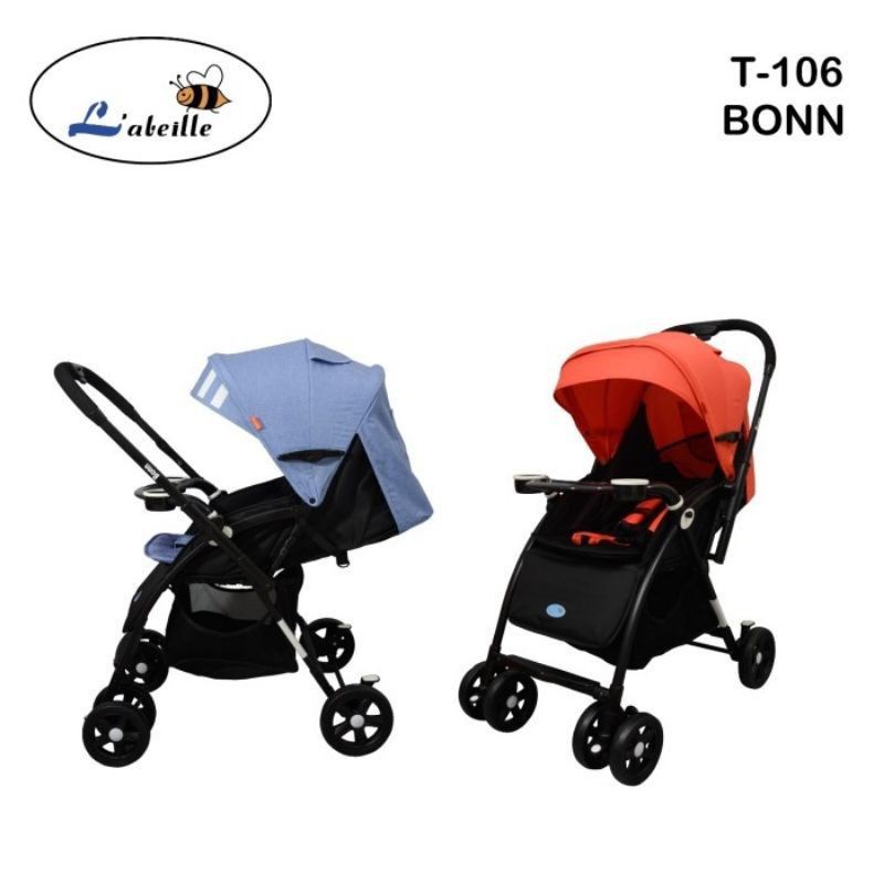 Labeille Bonn Stroller Baby Kereta Dorong Bayi 2 Hadap Depan Belakang Dorongan Labeile Bon / Strolle