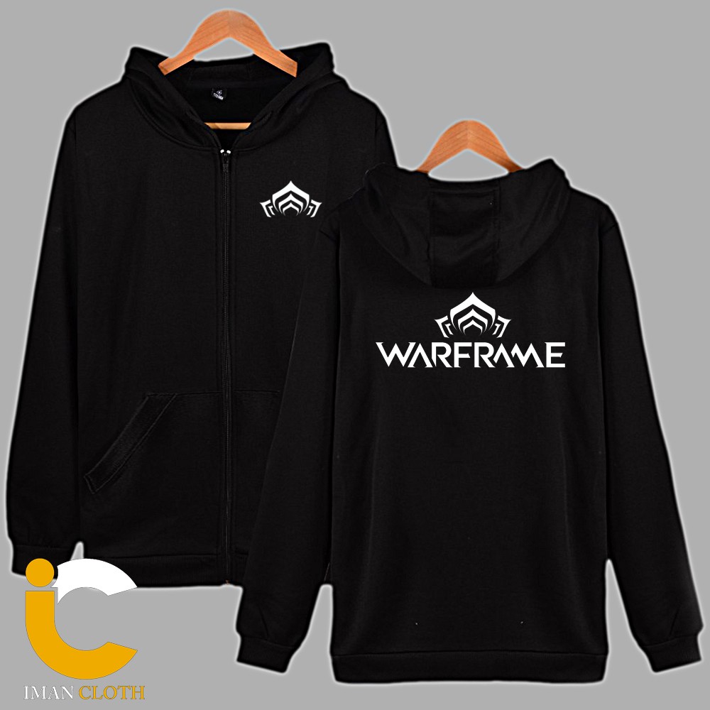 Hoodie Zipper Warframe Logo - Iman Cloth