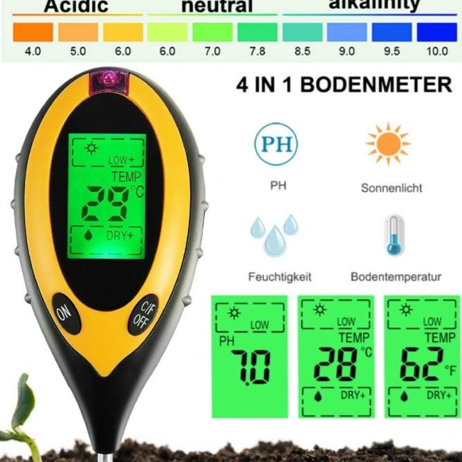 Pd620 Digital Soil Analyzer Tester Meter Alat Ukur Ph Tanah 3 4 5 In 1