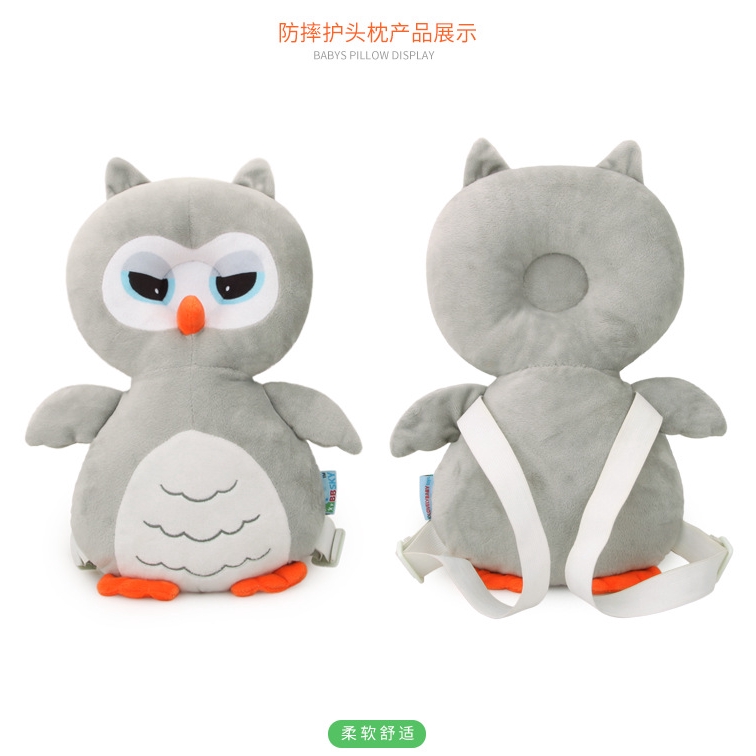 Bantal Pelindung Kepala Anti Jatuh Bentuk Burung Hantu Lucu