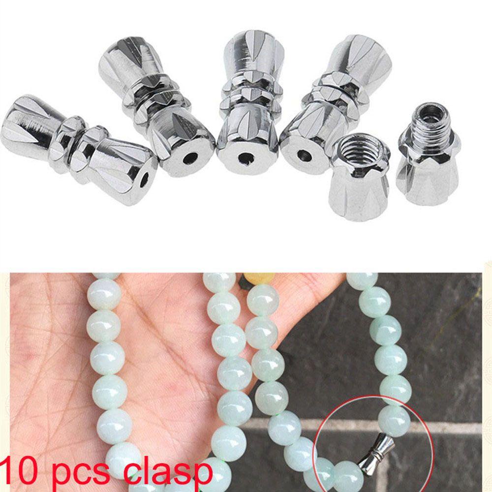 NEEDWAY Screw Clasps Konektor Aksesoris DIY Untuk Lubang Temuan Kalung Gelang