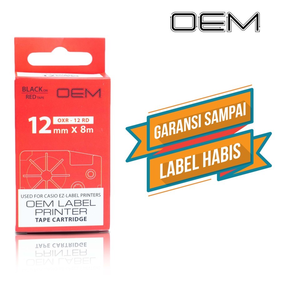 PAKET HEMAT CASIO KL-130 DAN LABEL COMPATIBLE OEM 12MM ALL COLORS