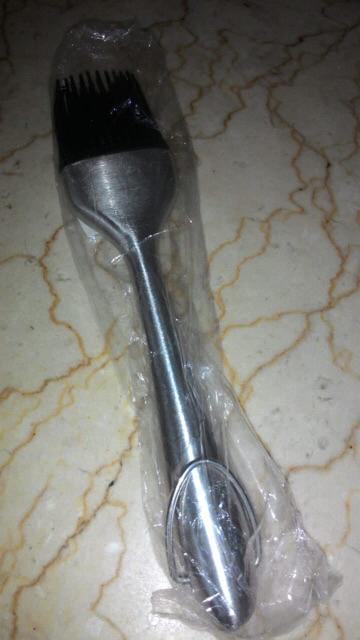 Mic Silikon Sikat Stainless Steel Tidak Ada Serat Mentega Tahan Panas Sikat Bbq