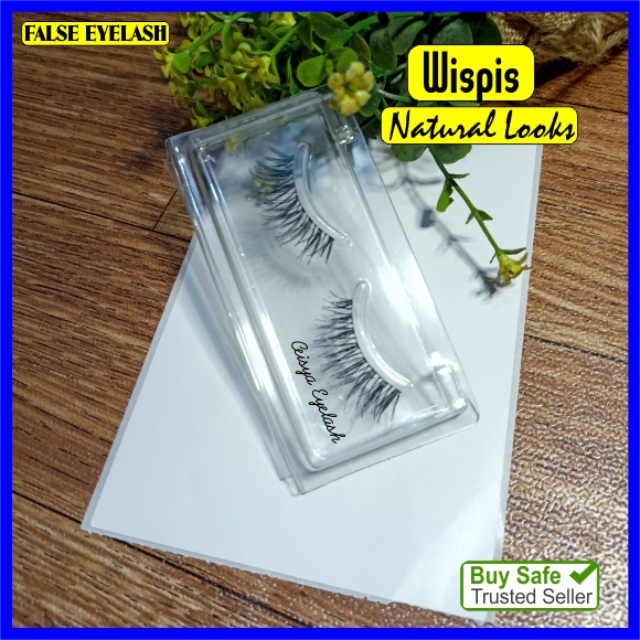 Bulu mata Palsu WISPIS Bulumata Fake Eyelash Natural Lembut Premium Bagus Murah Kualitas Export