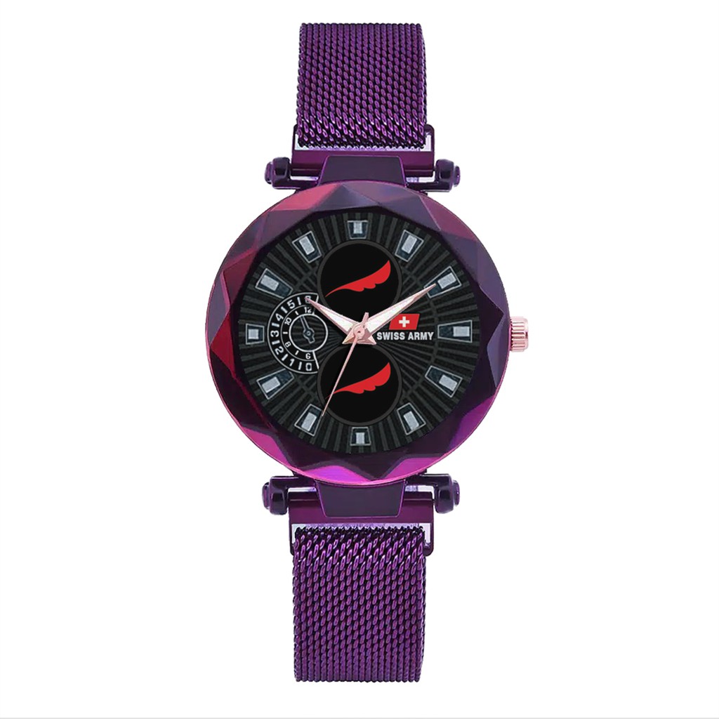 Jam Tangan Wanita Custom - NOAH Free Box &amp; Batre Cadangan