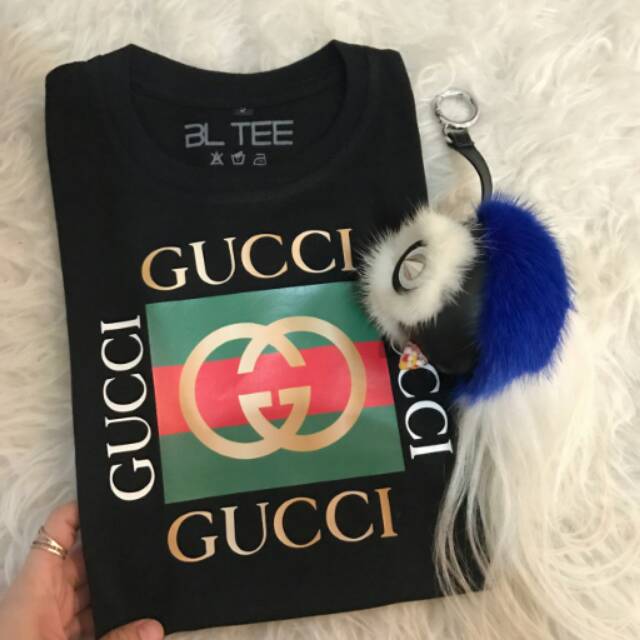  Kaos  GUCCI  Import  New Motif Branded Tee Kaos  Import  