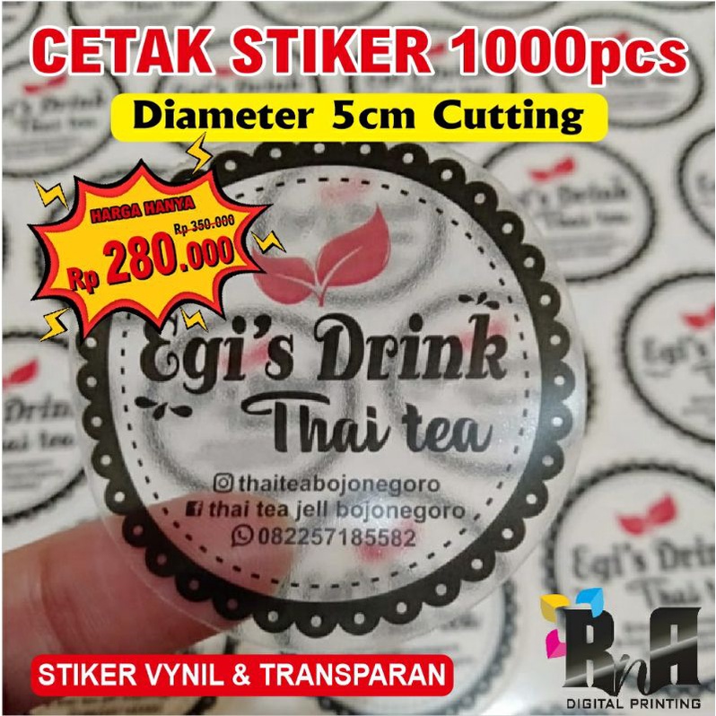

Label Stiker Produk Makanan, UMKM, Olshop uk.5cm (1000pcs)