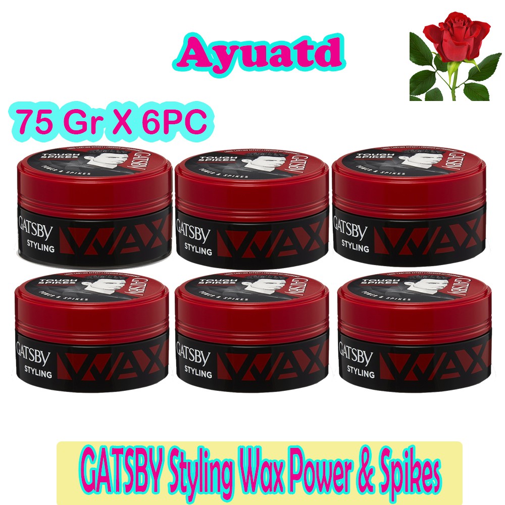 Gatsby Styling Wax Spiky Stand Up 75 g (banded 6 pcs)