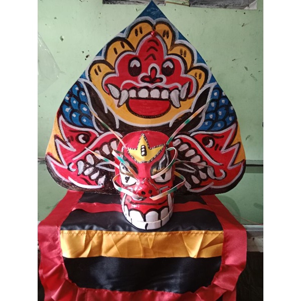 NEW Barongan devill spon kain panjang, barongan murah, barongan anak, caplokan spon