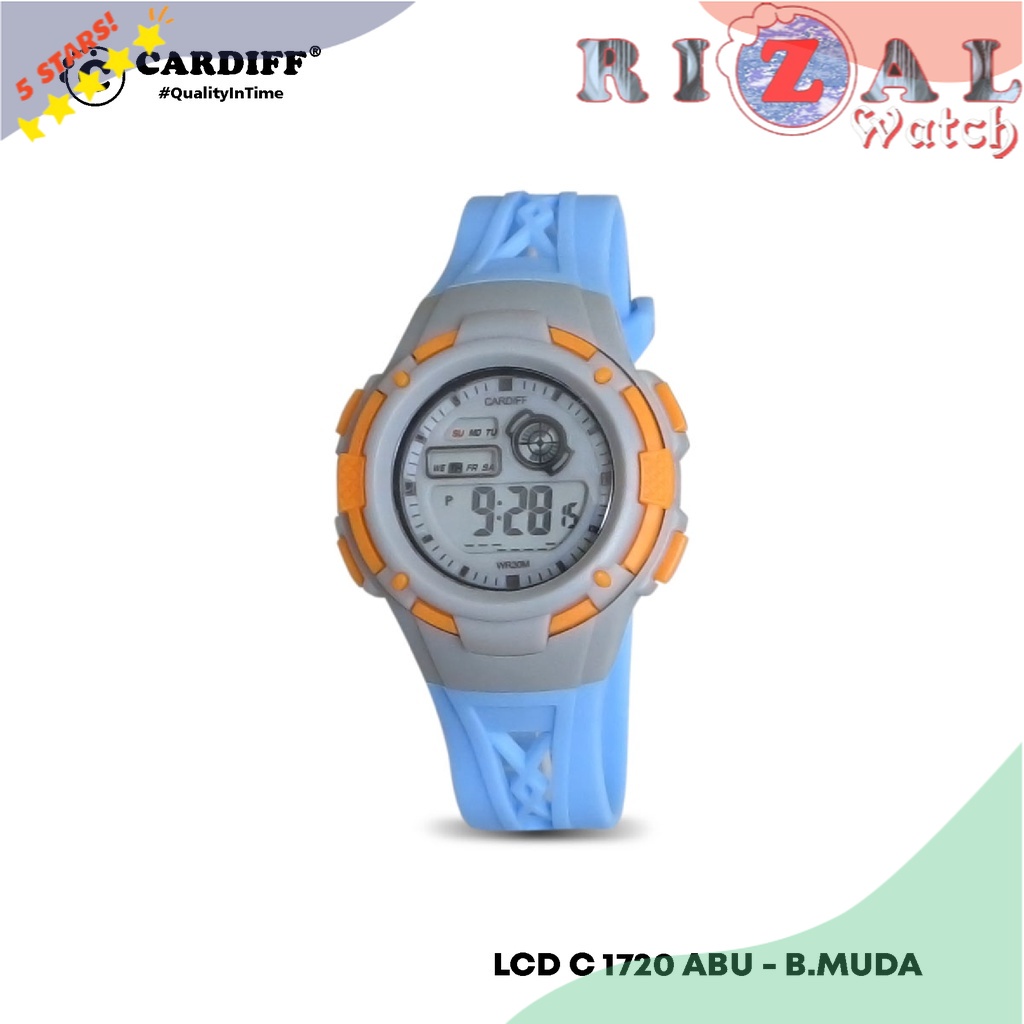 Terlaris JAM TANGAN KEKINIAN SPORT CARDIFF 1720 WATER RESIST