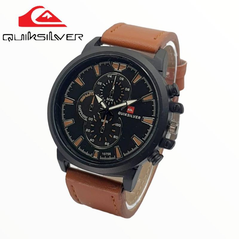 JAM TANGAN PRIA QUICKSILVER ANALOG KULIT SPORT
