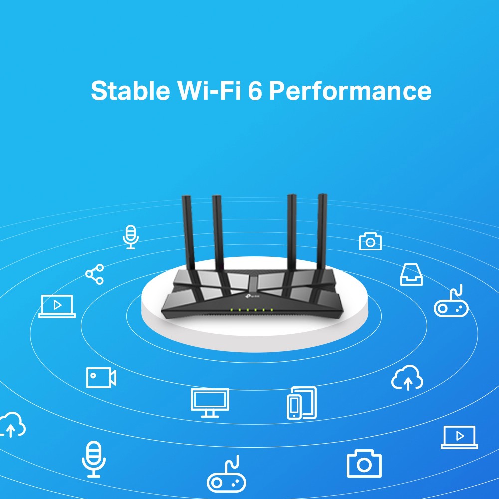 Tp-Link Archer AX10 AX1500 Wi-Fi 6 Router Dual Band Wireless