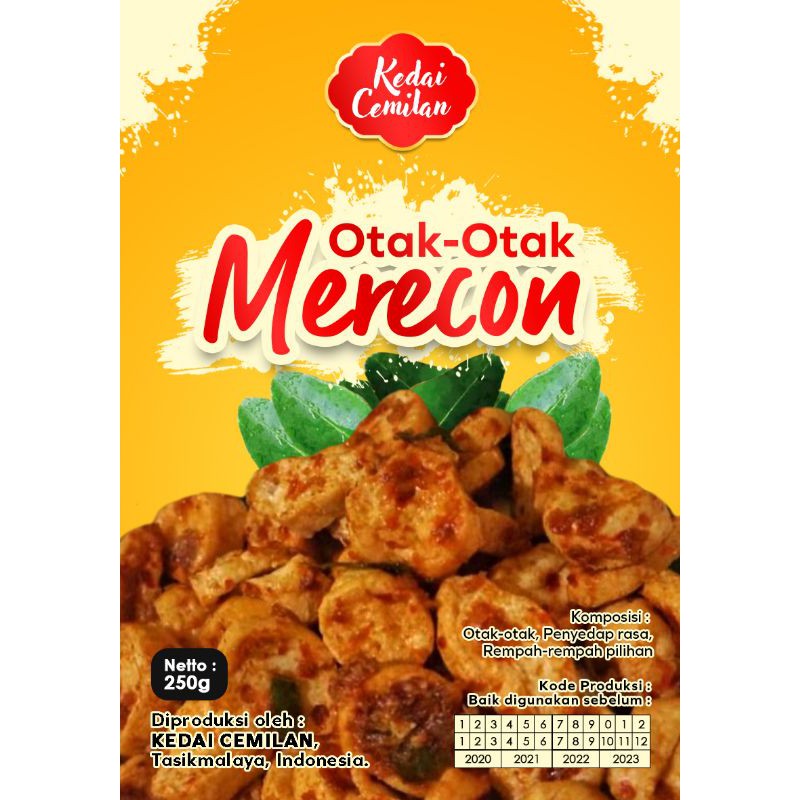 

Otak otak merecon ( frozen food)
