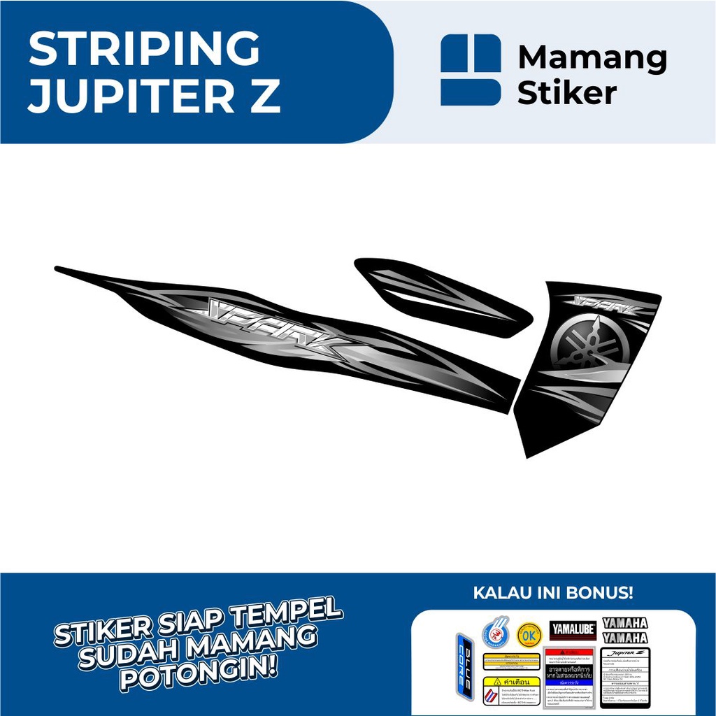 STRIPING YAMAHA JUPITER Z LAMA VARIASI 7 SPARK TRIBAL RC/JUPITER Z BURUNG HANTU FULL BODY/JUPITER Z1