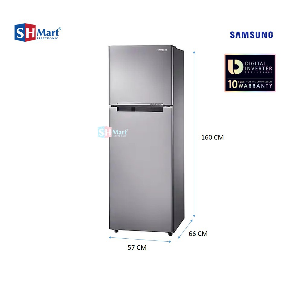 KULKAS SAMSUNG 2 PINTU RT22FARBDSA KAPASITAS 236 LITER HEMAT LISTRIK (MEDAN)