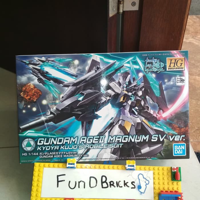 HG Gundam Age 2 Magnum SV Ver Kyoya Kujo Mobile Suit