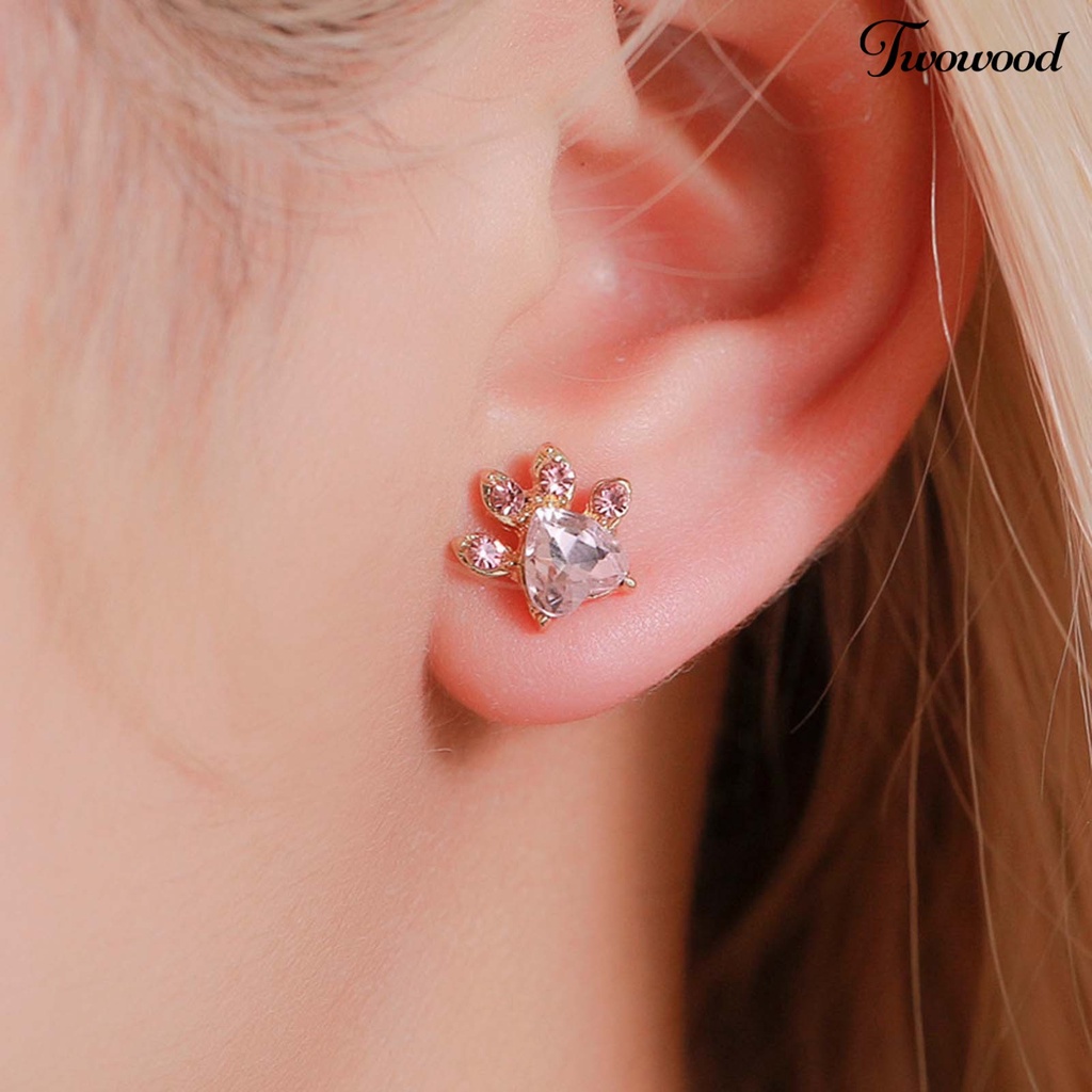 1 Set Anting Stud Kalung Gelang Cincin Bahan Alloy Anti Alergi Untuk Pesta