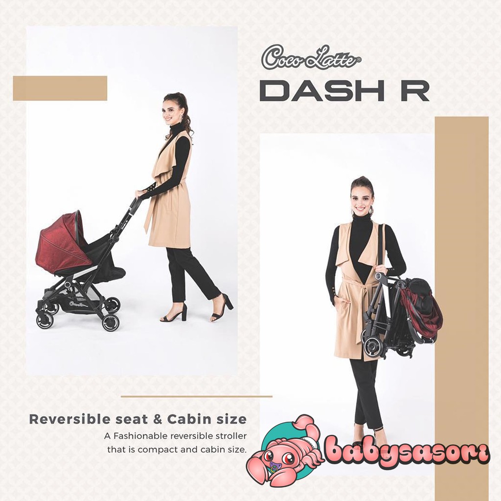stroller reversible dan cabin size