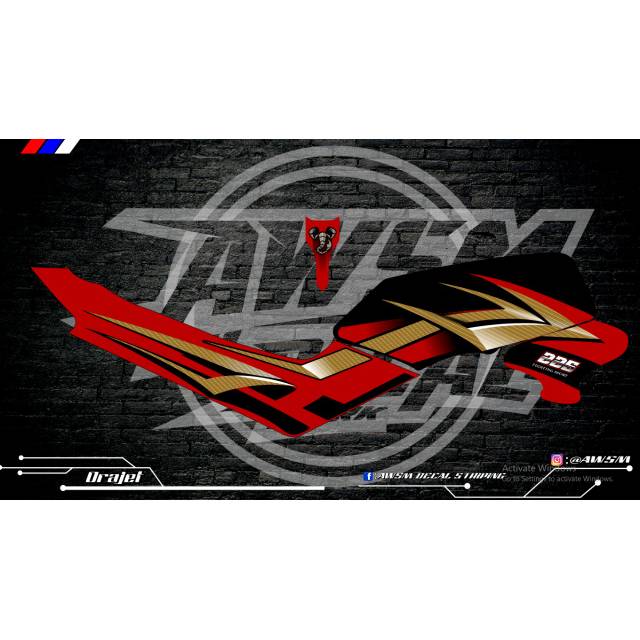 Striping Scorpio Tangki Kotak