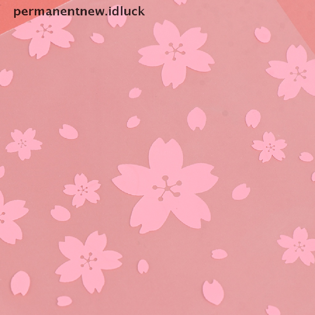 100 Pcs / Set Kantong Plastik Motif Dots Cherry Blossoms Untuk Permen Cookies